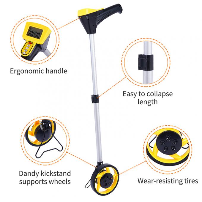 Tampilan Digital Roda Pengukur Berjalan Diameter 318mm
